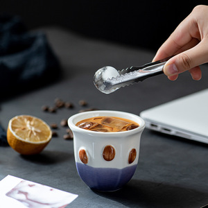 Vente en gros de tasses à café en céramique de style bohème arabe, créatives, 180 ml, pour les voyages, espresso, latte - Product Image 3