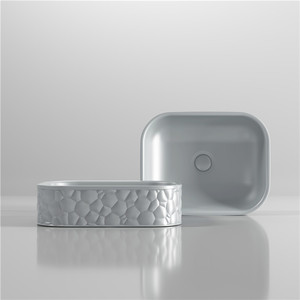 <span class=keywords><strong>Lavabo</strong></span> Rectangular <span class=keywords><strong>Lavabo</strong></span> Encimera Colorido <span class=keywords><strong>Lavabo</strong></span> de Mano Recipiente de Cerámica Fregaderos de Baño - Product Image 2