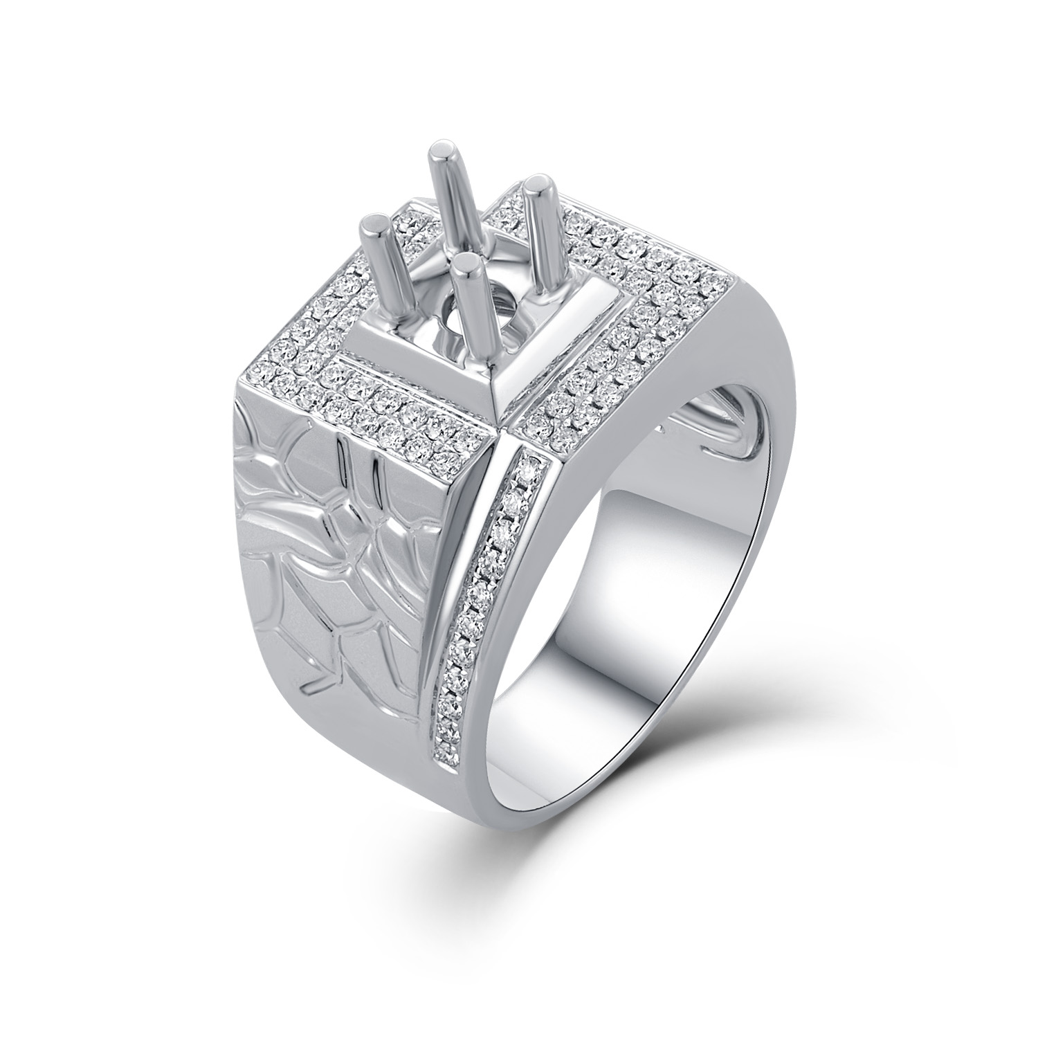 Or blanc 18K
