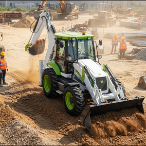 จัดส่งฟรี รถตักดินขุดดินขนาดเล็ก ขับเคลื่อน 4 ล้อ จากจีน พร้อมเครื่องยนต์มาตรฐาน EPA - Product Image 6