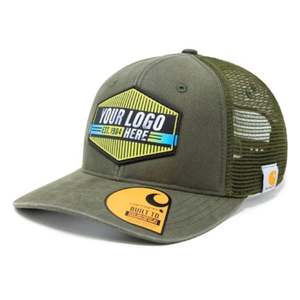 Logotipo personalizado bordado cuero Richardson 112 espacios en blanco Puff estampado Fuzzy Trucker Casquette Richardson 112 Trucker Hat gorra de béisbol - Product Image 4