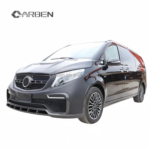 Para mercedes-benz V260 W447 parachoques de fibra de carbono, rejilla, Kit de carrocería, capó v-class W447 estilo TOPCAR - Product Image 2