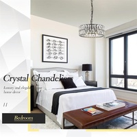 Décoration d'intérieur moderne et élégante, luminaire suspendu en cristal noir, éclairage LED pour restaurant, îlot de cuisine, chambre à coucher, chevet, câble réglable