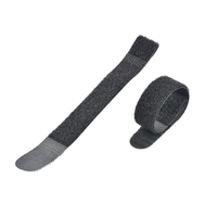 Usine En Gros Écologique Nylon P-Type Cordon D'alimentation De Stockage Crochet Et Boucle Attache De Câble Double Face Adhésif Côté