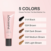 Kit de teinture liquide hybride pour sourcils sans henné, maquillage permanent pour sourcils et ensemble de teinture pour rehaussement de cils