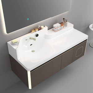 อ่างล้างมือในห้องน้ำแบบคลาสสิกหรูหราทันสมัยสำหรับโรงแรมโรงเรียนทนทานต่อน้ำอพาร์ทเมนท์ - Product Image 2