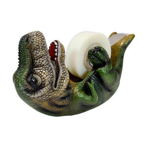 Shunxu dinosaure résine ruban distributeur titulaire drôle bureau organisateur bureau décor fournisseur en gros - Product Image 1