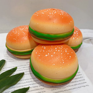 Juguete Antiestrés Creativo de Hamburguesa sin Comprimir, Nuevo y Único, Mini Juguete Divertido para Moldear, Juguete de Hamburguesa de Simulación - Product Image 2