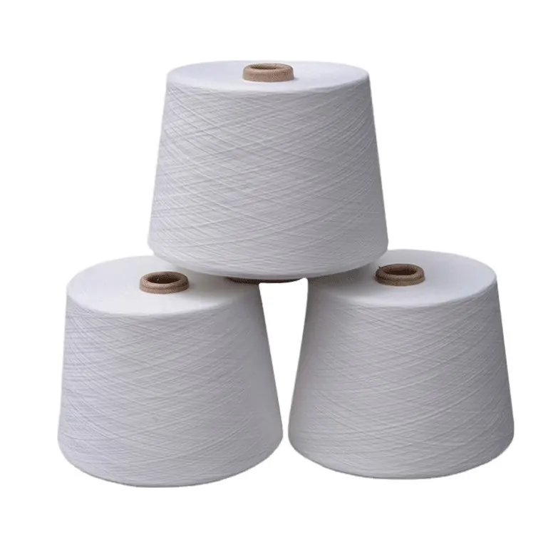 40/2 100% Polyester Staple Yarn China Ring Spun Yarn Factory Industrial Production Yarn For Garments Thread