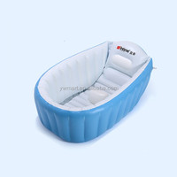 Baignoire gonflable portable pour bébé, baignoire pliable en PVC pour nourrisson avec dossier, bassin de douche pour nouveau-né pour la maison et les voyages