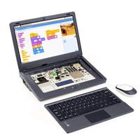 CrowPi2 - Ordinateur portable Raspberry Pi tout-en-un et plateforme d'apprentissage STEM, certification FCC/CE