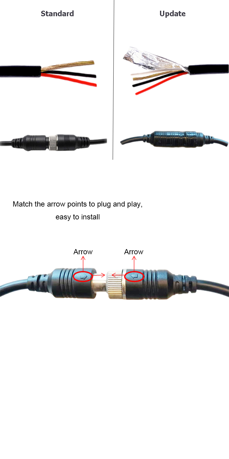Din Aviation Connector M12 4 Pin Connector Cable Waterproof Connector Cable