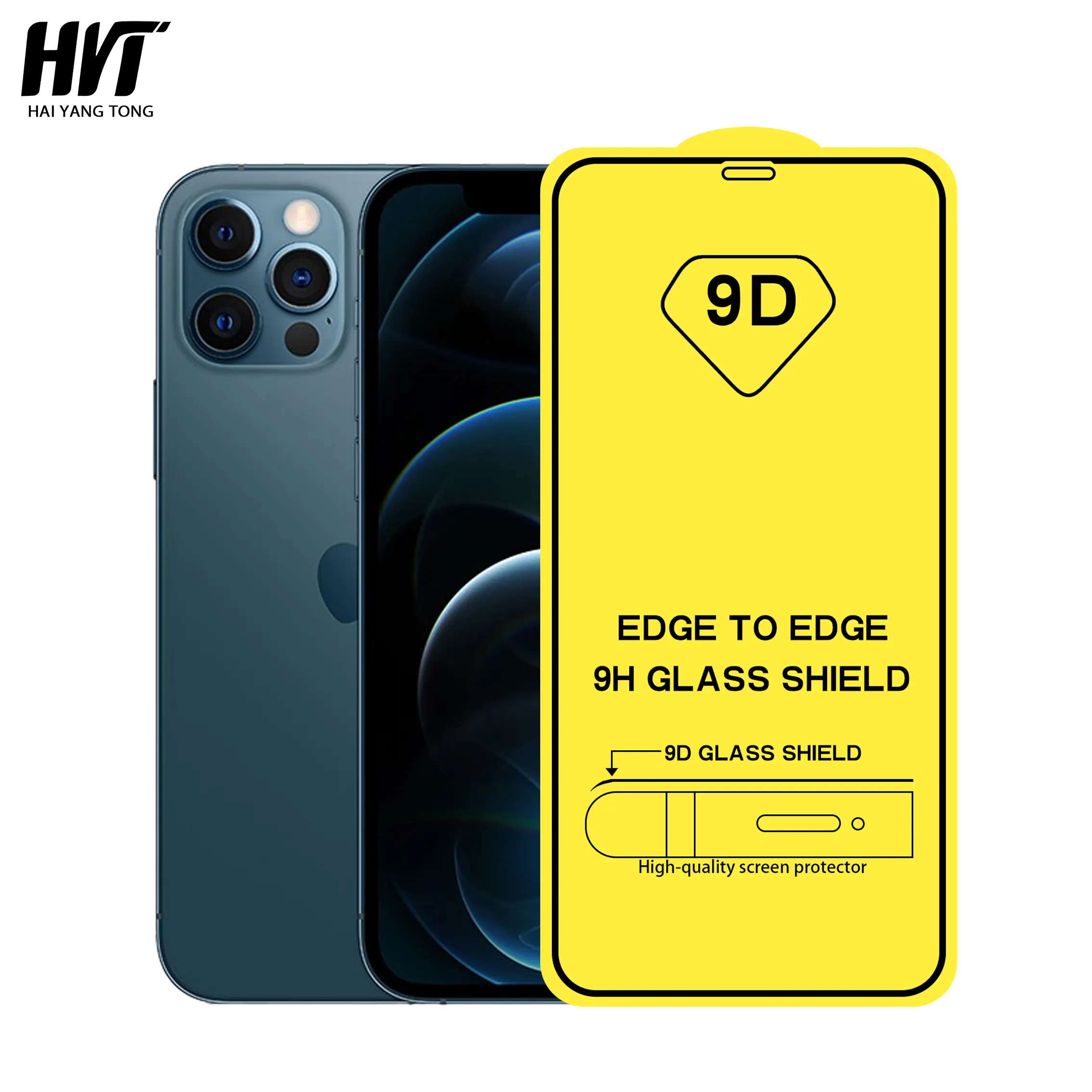 9h 3d 5d 6d 9d Full Curved Cover Wholesale Phone Tempered Glass Screen Protector For Iphone 13 12 11 Pro Max Xs Xr X 8 7