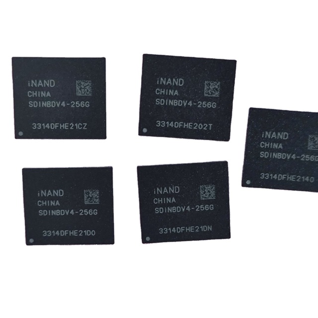 SDINBDV4-256G EMMC INAND EMMC 5.1 HS400 96L 3D NAND Mobile Version 256G Memory & Data Storage