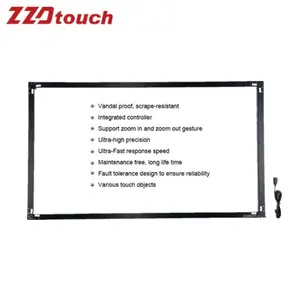 49" touch screen overlay for LED display/all in one touch kiosk