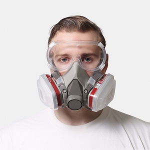 Precio de fábrica V6200 Máscara de escape de incendios Filtro Casco de fuego Bombero Máscara de gas Máscara protectora de cara completa Máscara de fuego de emergencia - Product Image 4