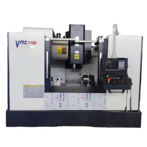 heavy metal parts processing 3 axis steel 8000rpm linear way vmc 1160 cnc vertical machining center for sale