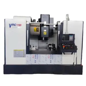 Procesamiento de piezas de metal pesado 3 ejes acero 8000RPM forma lineal VMC 1160 cnc centro de mecanizado vertical a la venta