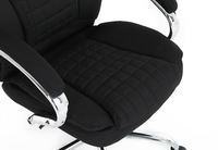 Chaise De Bureau Chaise De Bureau D'ordinateur À Dossier Haut, Chaise De Bureau Pivotante De Direction Moderne De Hauteur L-Noir