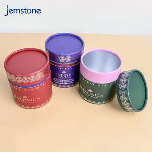 Custom Design Recyclable Candy <b>Snack</b> Kraft Cardboard Cylinder Packaging Box Gummy Food Grade Paper Tube <b>Container</b> - Product Image 1