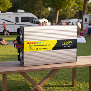 <span class=keywords><strong>Convertisseur</strong></span> de puissance haute fréquence 1500W, <span class=keywords><strong>onduleur</strong></span> pour véhicule RV, <span class=keywords><strong>onduleur</strong></span> DC <span class=keywords><strong>12V</strong></span> 24V 48V vers 110V <span class=keywords><strong>220V</strong></span> 230V AC, <span class=keywords><strong>onduleur</strong></span> à onde sinusoïdale pure - Product Image 1