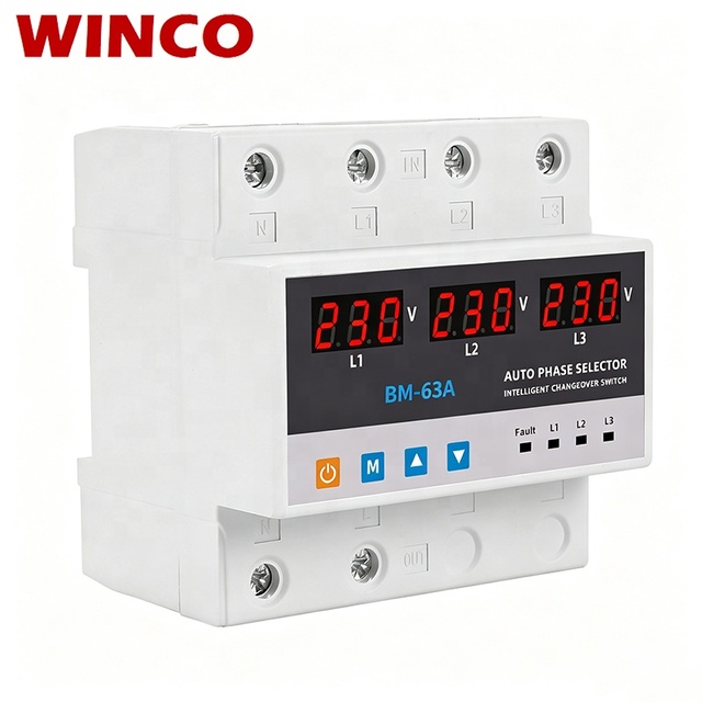 BM-63A Automatic Transfer Switch 63A/100A Overvoltage Protector