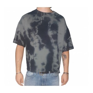 Camiseta Oversize para Hombre, 100% Algodón, Teñido Anudado, Cuello Redondo, Ajuste Relajado, Estilo Urbano, Uso Diario - Product Image 2