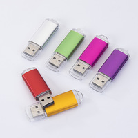 Vente en gros de clés USB grande capacité 8 Go 16 Go Gravure de logo personnalisée pour la promotion de l'entreprise Cadeaux scolaires Design créatif