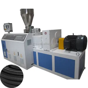 2024 HOT SALE PE PVC Plastic Double Single Wall corrugated pipe machine extrusion line machinery