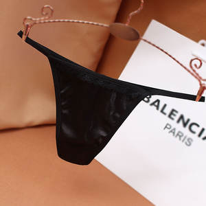 2024 высококачественные сексуальные женские стринги хлопковые трусики с низкой талией бесшовное нижнее белье атласные трусики стринги - Product Image 2