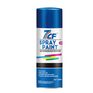 Pintura <span class=keywords><strong>en</strong></span> Aerosol Negra de Alto Brillo de 400 ml del Fabricante 7CF - Product Image 1