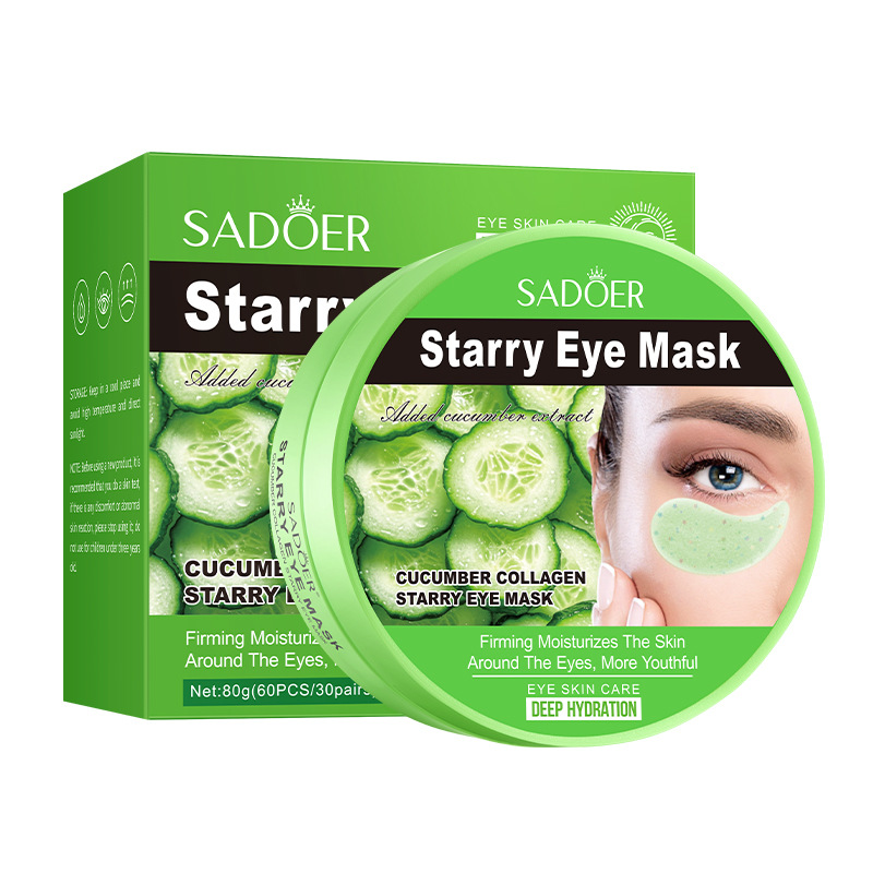 Cucumber eye masks-80g-60 pcs/30 pairs-for export only