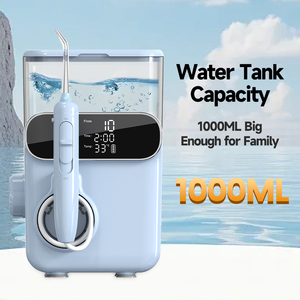 Idropulsore Orale Dentale con 10 Modalità 6 Ugelli Jet Serbatoio Acqua da 1000ML Idrogetto Dentale con Display a LED - Product Image 5