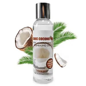 da khô cơ thể tinh dầu Suppliers-Coconut oil skin care natural plant extract body moisturizing nourishing massage essential oil custom oem