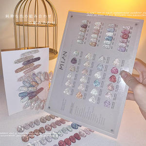 Set de Esmaltes de Uñas <span class=keywords><strong>en</strong></span> Gel Reflectantes de Neón <span class=keywords><strong>MILAN</strong></span>, 24 Colores Brillantes, Marca Privada OEM, Purpurina Diamante, Esmalte de Uñas <span class=keywords><strong>en</strong></span> Gel UV Disco - Product Image 4