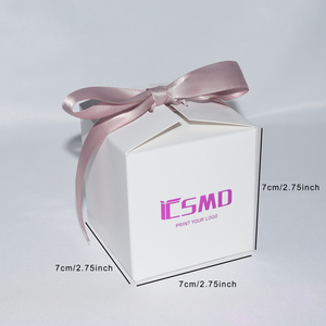 กล่องกระดาษของขวัญขนาด7ซม. <span class=keywords><strong>สั่ง</strong></span>ขนาดเล็กรับสั่งพิมพ์โลโก้สีชมพูร้อนกล่องขนมลูกเล็กกล่องกระดาษแข็งแบบ<span class=keywords><strong>สั่ง</strong></span>ทำสำหรับ<span class=keywords><strong>วัน</strong></span><span class=keywords><strong>เกิด</strong></span> - Product Image 2