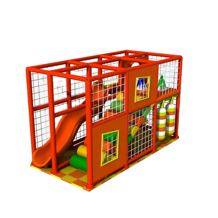 Lustige Kinderspiele Kinder rutsche Aktivität Spielset Kunststoff kleine Indoor-Soft-Spielgeräte zum Verkauf