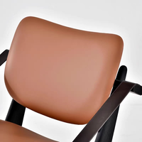 Ensemble de chaises longues confortables en bois massif faites à la main pour salon, chambre, salle à manger, extérieur – Mobilier moderne, minimaliste, élégant et durable