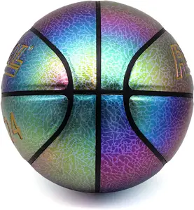 Basketball High Quality PU Leather Personalize All Over Print Custom Pattern Gift Training Basketball