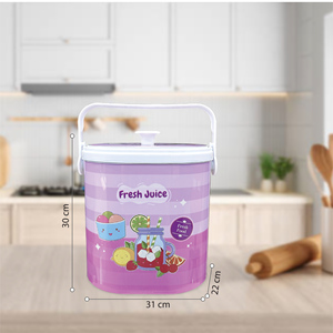 Oval 12L Bento Box crafted from food-grade, anti-scratch polypropylene, featuring a rice paddle and drain filter for convenient - Product Image 5