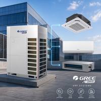 Système de climatisation VRF Gree à haute pression statique 72-84HP pour théâtres, salles de cinéma, auditoriums, confort ultime, neuf