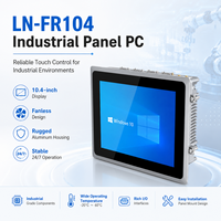 Computadora Comercial con Pantalla Táctil de 10.4 Pulgadas, Doble LAN, COM, USB para Kiosco de Autoservicio, OEM, ODM, Pantalla Táctil Personalizada, PC Todo en Uno