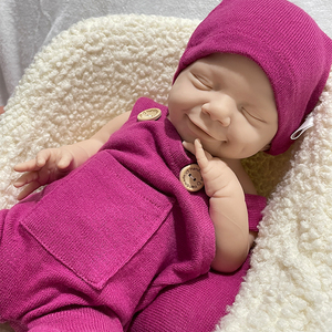 17 Inch Unpainted Silicone Baby Doll Toys Soft Full Solid Newborn Girl Realistic Handmade Weighted Artist Painted <strong>Reborn</strong> <strong>Bebe</strong> - Product Image 2
