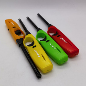 Donyi Vente chaude Briquet électrique au <span class=keywords><strong>butane</strong></span> rechargeable jetable <span class=keywords><strong>flexible</strong></span> pas cher pour barbecue portable en plein air, cuisine, allume-feu - Product Image 1