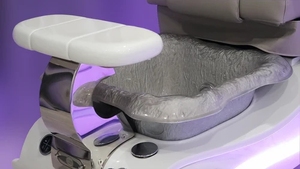 Silla de pedicura de salón de spa de pies de hidromasaje eléctrica personalizada más vendida silla de masaje de <span class=keywords><strong>uñas</strong></span> de pies reclinable para la venta - Product Image 4
