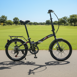 Vélo pliant en aluminium de haute qualité, 20 pouces, 21 vitesses, cadre entièrement amorti, vélo de route pour femmes adultes CH-1021 21 vitesses - Product Image 2
