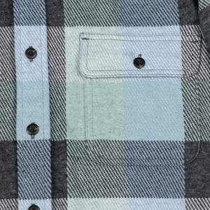 Camicie di flanella a quadri verdi di alta qualità italia per uomo personalizzabili in filo tinto Anti-rughe per la stagione autunnale - Product Image 3