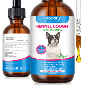 Worafy 60ml cũi ho giọt chất lỏng cho chó dị ứng cứu trợ hệ thống miễn dịch hỗ trợ cho khô & Ướt ho khò khè điều trị giọt - Product Image 5