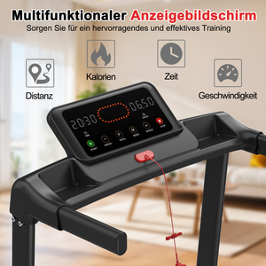 静かなポータブルトレッドミルマシンを出荷する準備ができましたインクリンウォーキングパッド走行電気トレッドミル出荷ドイツ倉庫 - Product Image 2
