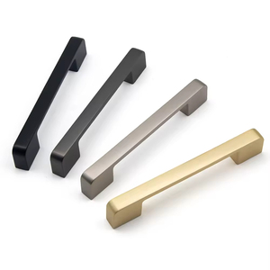 Black Brass Modern Durable <b>Cabinet</b> Pulls for Bedroom <b>Outdoor</b> Use-Elegant Kitchen Furniture Handles with Easy Installation - Product Image 3